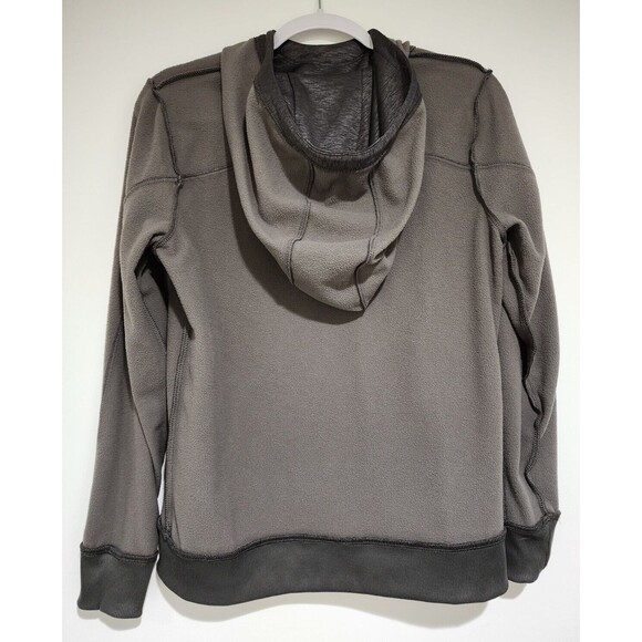 Under Armour Mens ColdGear Pullover Hoodie Sweatshirt Grayish Brown Logo Size S - Picture 5 of 9